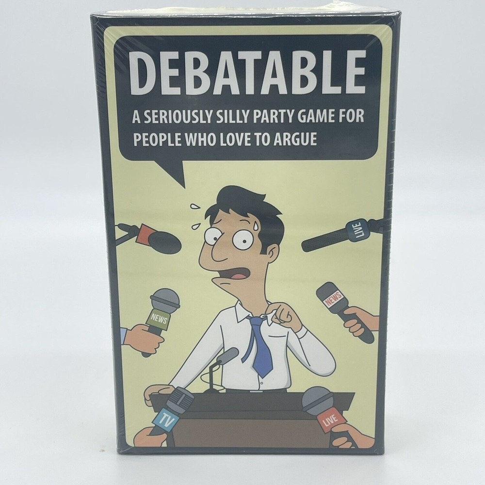 Debatable A Hilarious Party Game for People who Love to Argue NEW SEALED